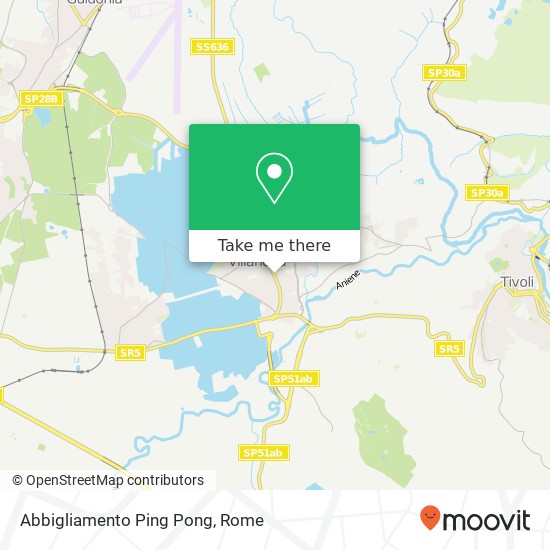 Abbigliamento Ping Pong map