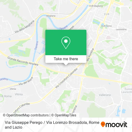 Giuseppe Perego Street / Lorenzo Brosadola Street map