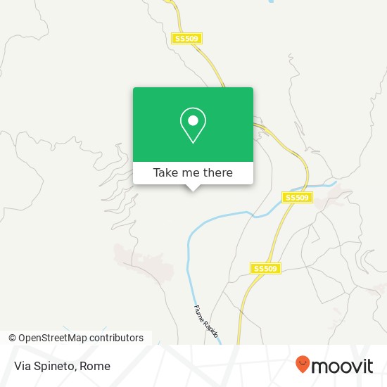 Via Spineto map