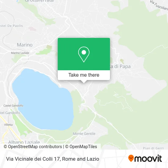 Colli Neighborhood Road 17 map