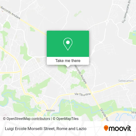 Luigi Ercole Morselli Street map