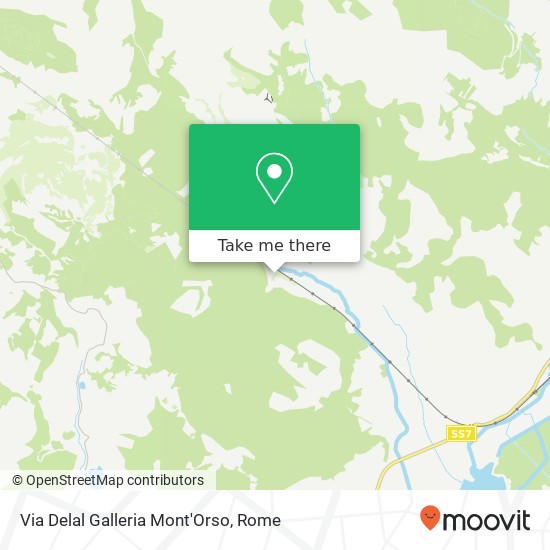 Via Delal Galleria Mont'Orso map
