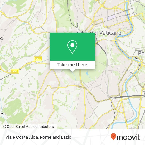 Viale Costa Alda map