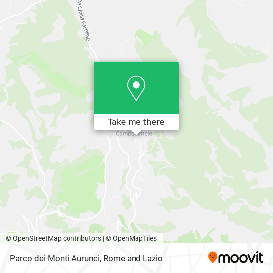 Parco dei Monti Aurunci map