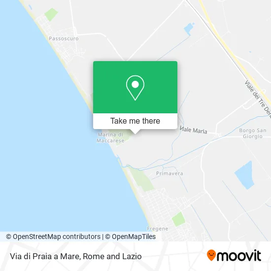 Praia a Mare Street map