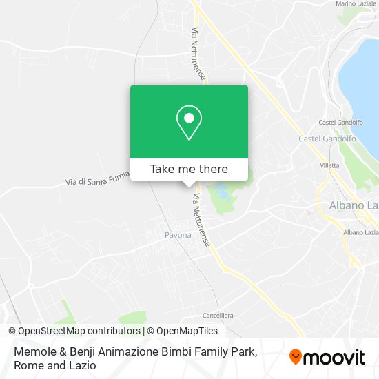 Memole & Benji Animazione Bimbi Family Park map