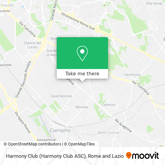Harmony Club map