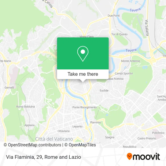 29 Flaminia Street map
