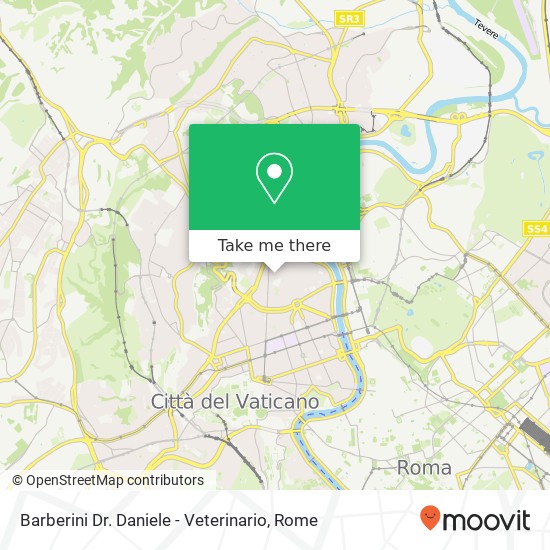 Barberini Dr. Daniele - Veterinario map