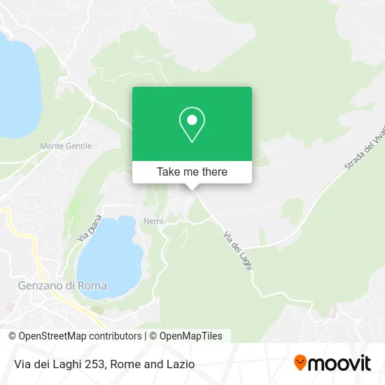 Via dei Laghi 253 map