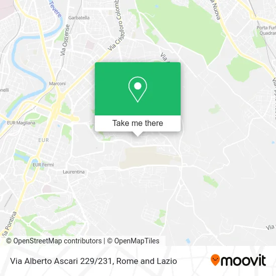 Alberto Ascari Street 229/231 map