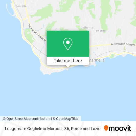 Lungomare Guglielmo Marconi, 36 map