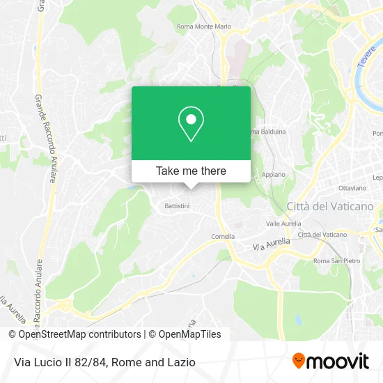 Lucio II Street 82/84 map