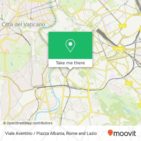 Viale Aventino / Piazza Albania map