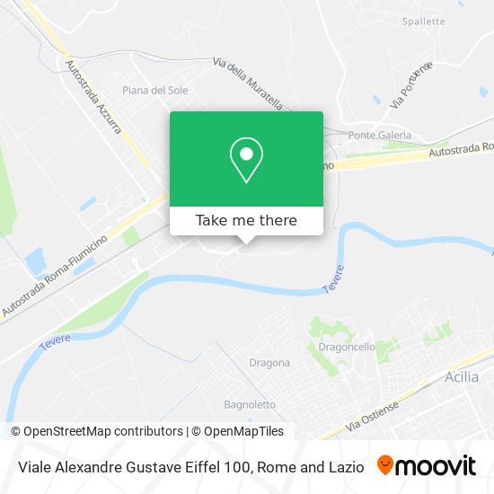 Viale Alexandre Gustave Eiffel 100 map