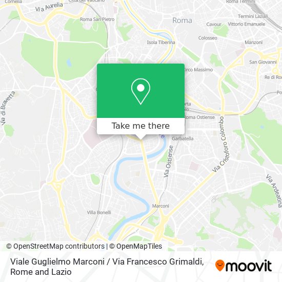 Viale Guglielmo Marconi / Via Francesco Grimaldi map