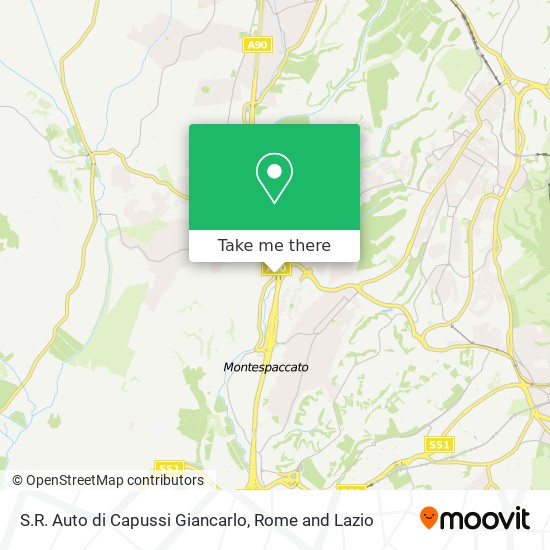 S.R. Auto di Capussi Giancarlo map