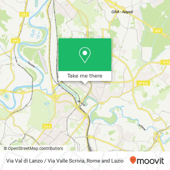 Via Val di Lanzo / Via Valle Scrivia map