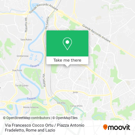 Via Francesco Cocco Ortu / Piazza Antonio Fradeletto map