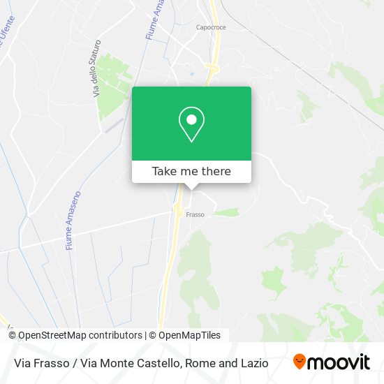 Via Frasso / Via Monte Castello map