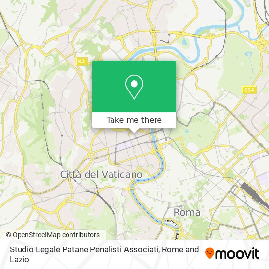 Studio Legale Patane Penalisti Associati map