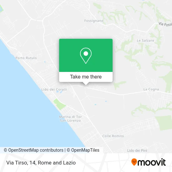 Tirso Street, 14 map