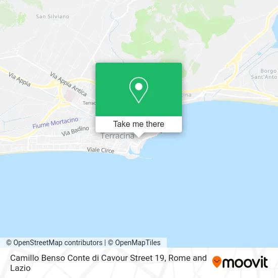 Camillo Benso Conte di Cavour Street 19 map