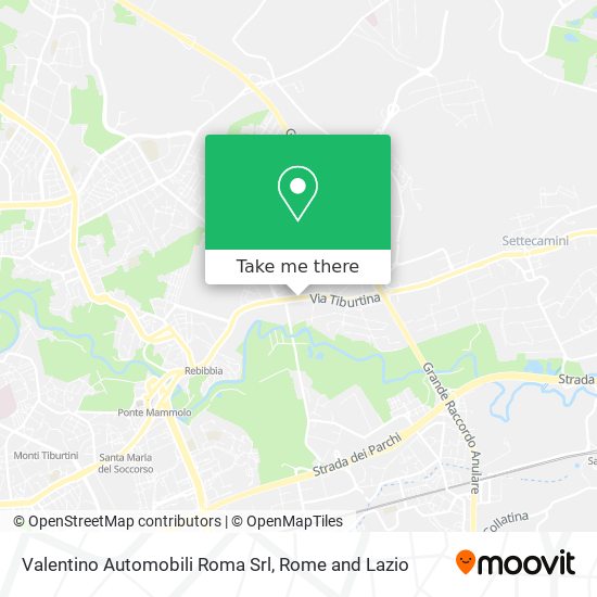 Valentino Automobili Roma Srl map