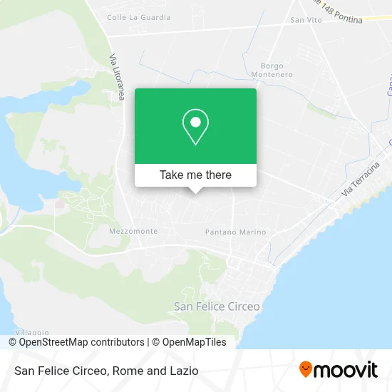 San Felice Circeo map