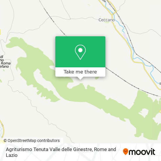 Agriturismo Tenuta Valle delle Ginestre map