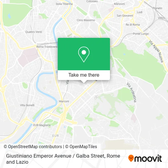 Giustiniano Emperor Avenue / Galba Street map