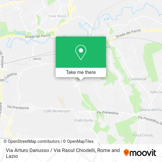 Arturo Danusso Street / Raoul Chiodelli Street map