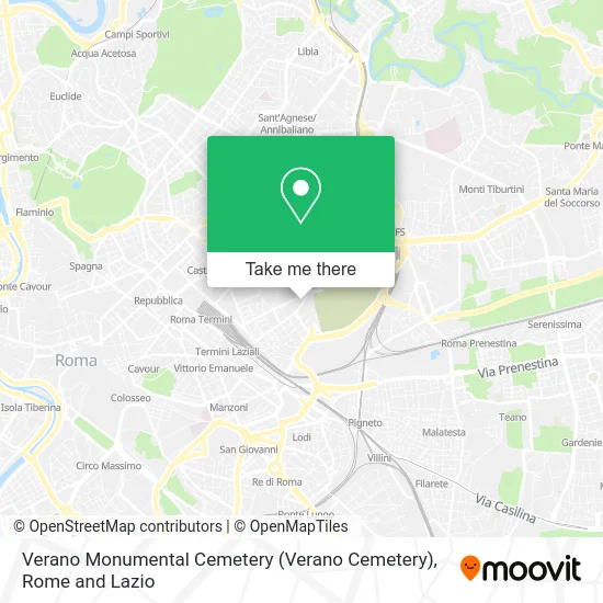 Verano Monumental Cemetery (Verano Cemetery) map