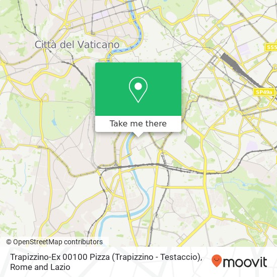 Trapizzino-Ex 00100 Pizza (Trapizzino - Testaccio) map