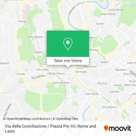 Via della Conciliazione / Piazza Pio XII map