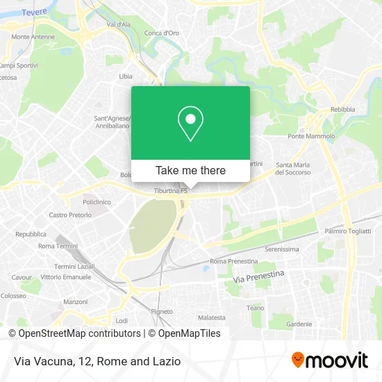 Vacuna Street, 12 map