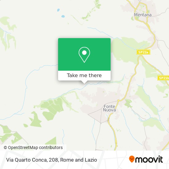Via Quarto Conca, 208 map
