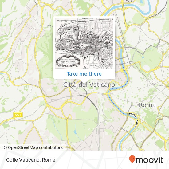 Colle Vaticano map