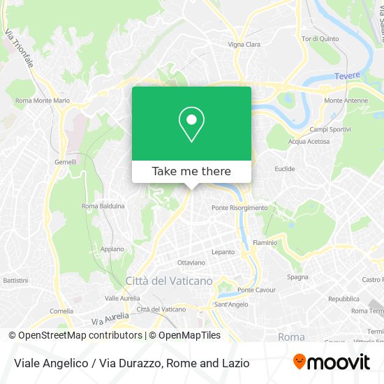 Viale Angelico / Via Durazzo map