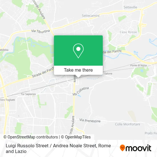 Luigi Russolo Street / Andrea Noale Street map