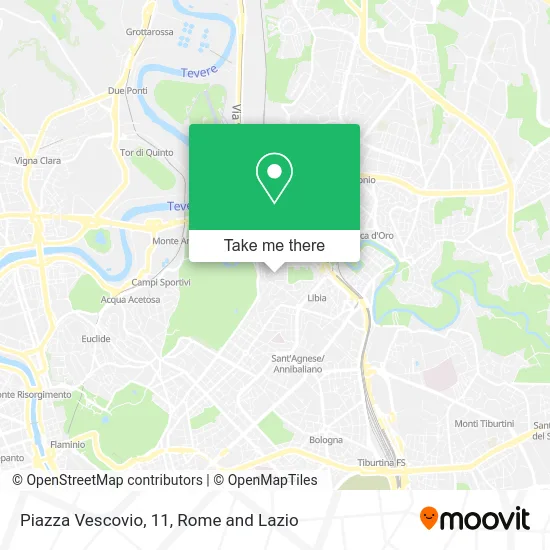 Vescovio Square, 11 map