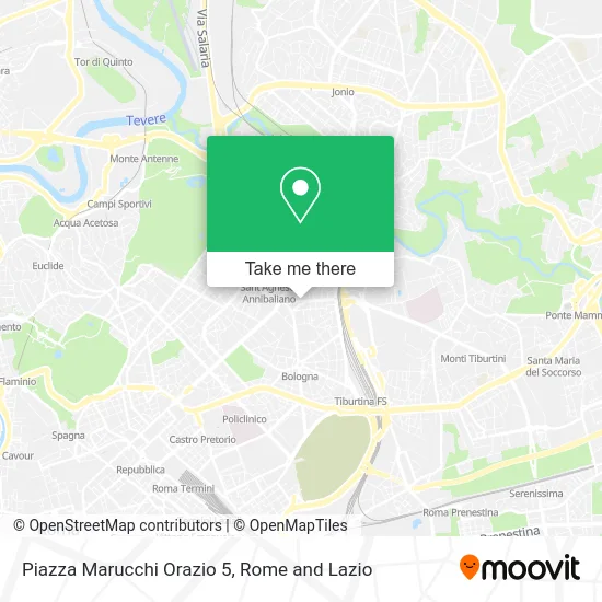 Marucchi Orazio Square 5 map