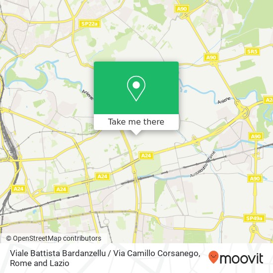 Viale Battista Bardanzellu / Via Camillo Corsanego map