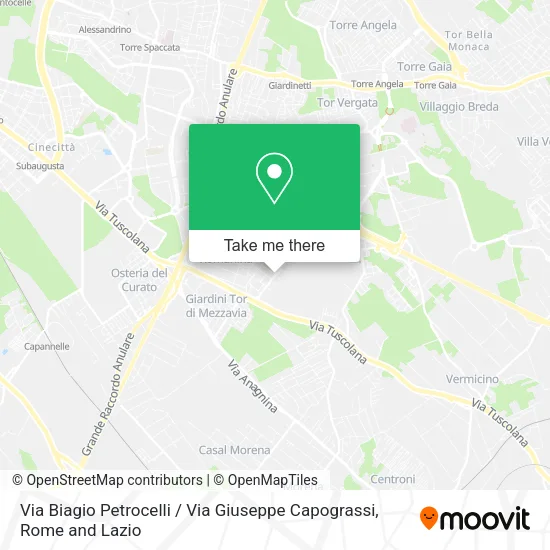 Via Biagio Petrocelli / Via Giuseppe Capograssi map