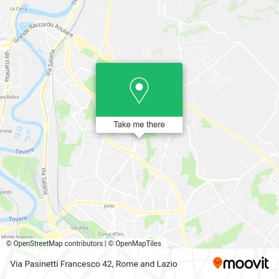 Pasinetti Francesco Street 42 map