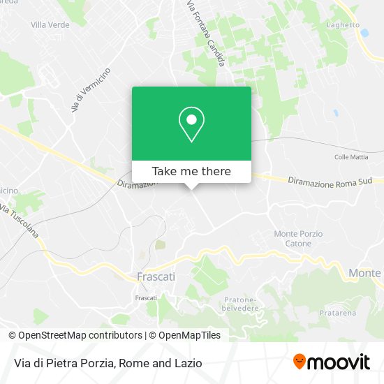 Via di Pietra Porzia map
