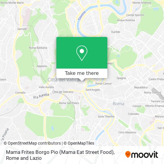 Mama Frites Borgo Pio (Mama Eat Street Food) map