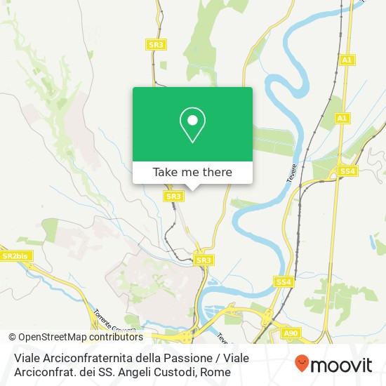 Viale Arciconfraternita della Passione / Viale Arciconfrat. dei SS. Angeli Custodi map