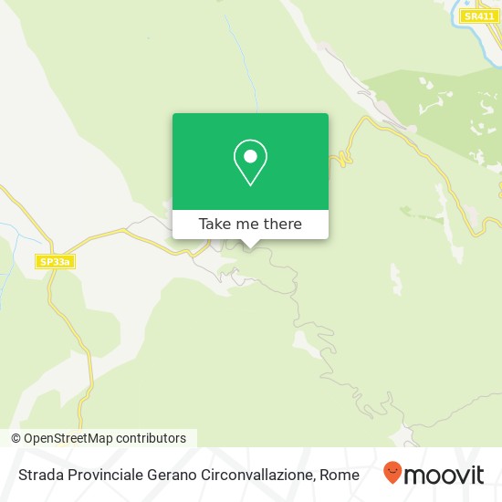 Strada Provinciale Gerano Circonvallazione map