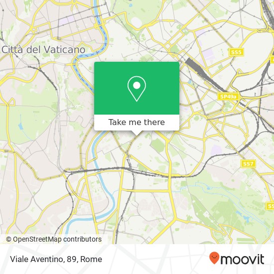 Viale Aventino, 89 map
